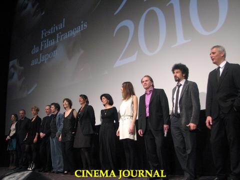 フランス映画祭2010　オープニングイベント　舞台挨拶、撮影：景山